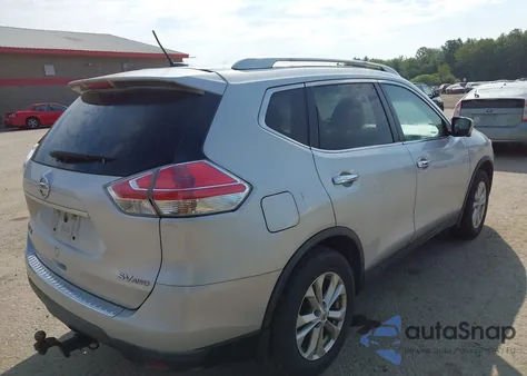 2016 Nissan Rogue Sv из США, поврежденный, VIN KNMAT2MV8GP642531